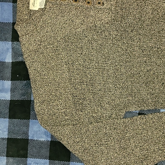 Vintage. Made in USA. Eddie Bauer. 100%cotton fisherman's sweater. Mens size L. - Picture 7 of 15